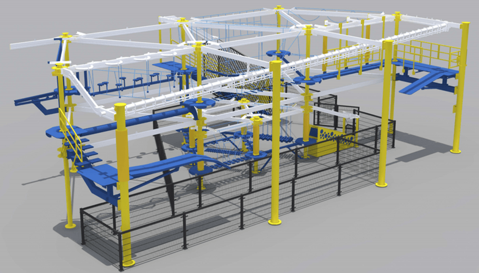 Ropes Course Carnegie Science Center Highmark SportsWorks