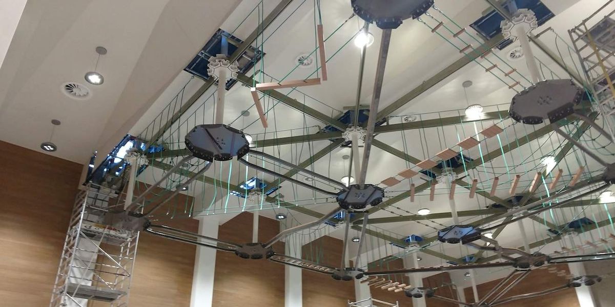 Ropes Courses Inc. provides Sky Trail® ropes course to Qatar rehab ...