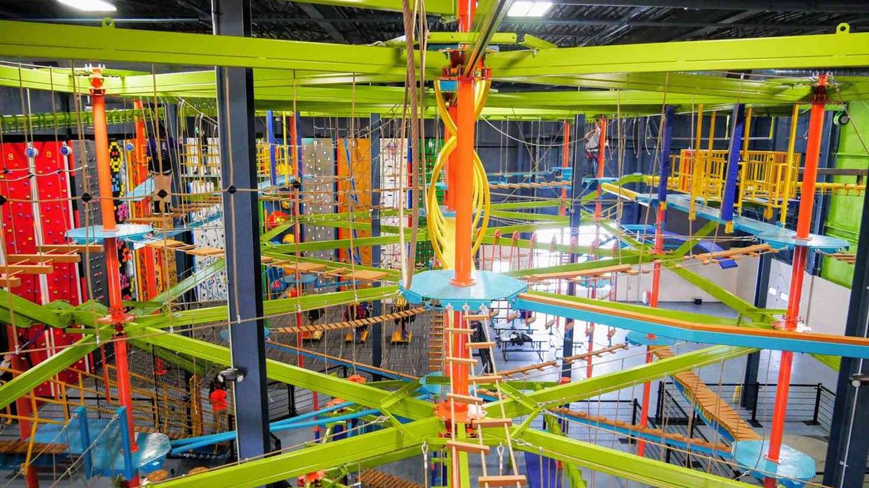 ropes courses sky trail discovery at allegan event center