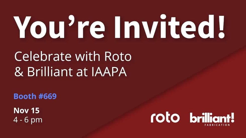 Roto Brilliant IAAPA invite