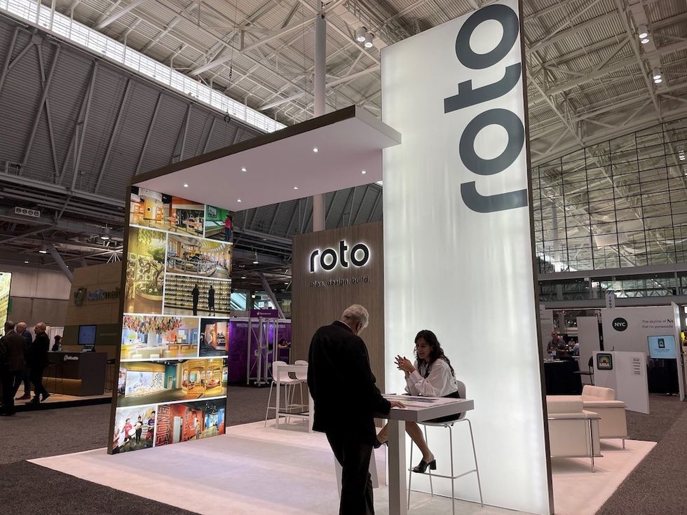 Roto exhibition booth