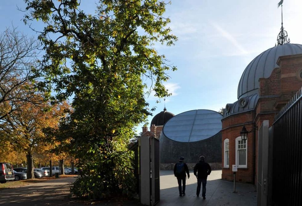 roya observatory greenwich in autumn