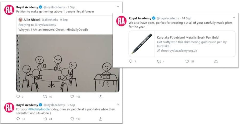 Royal Academy Social Media