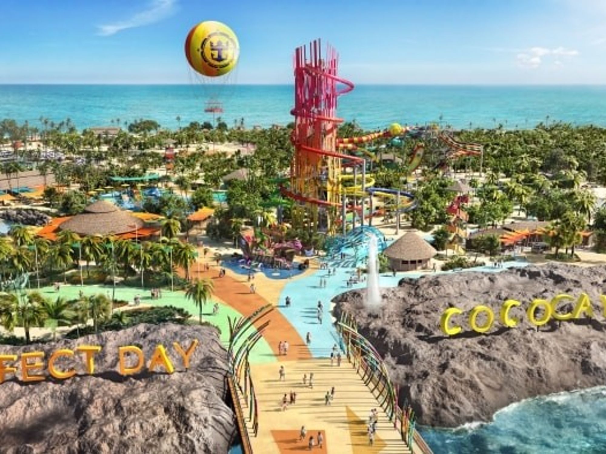 Massive water park for first Royal Caribbean private island destination | blooloop