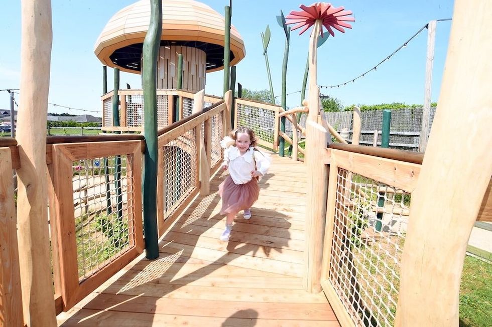 Running-along-the-walkway-outdoor-acoustic-instrument Fairy Dell