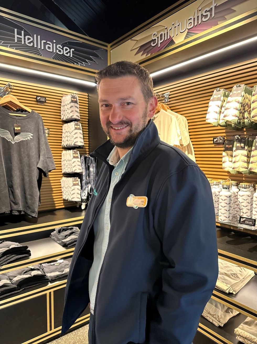 Russ in Hyperia store