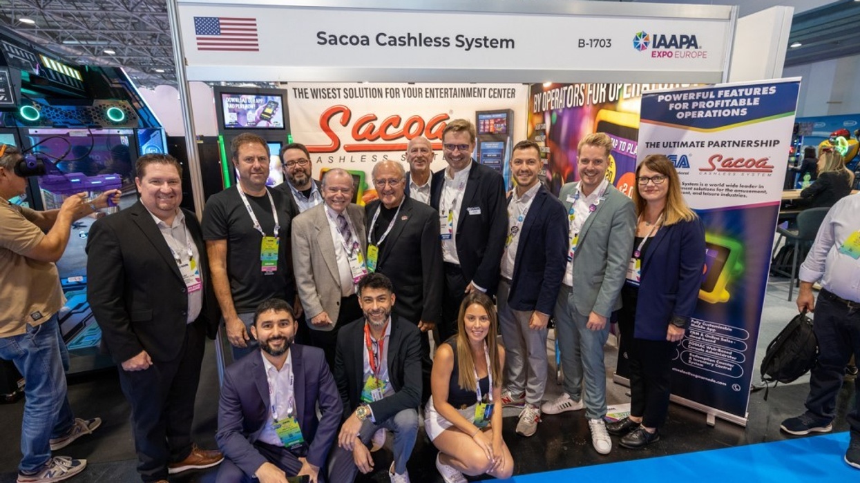 Sacoa Cashless System success at IAAPA Expo Europe 2023