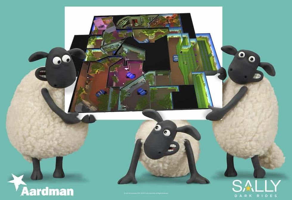 Sally Dark Rides Aardman