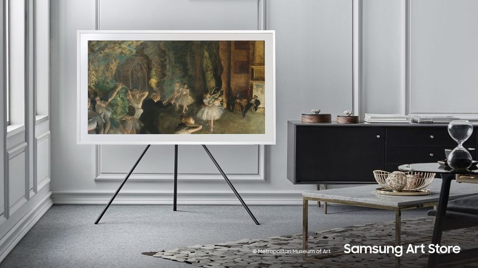 samsung frame TV met museum
