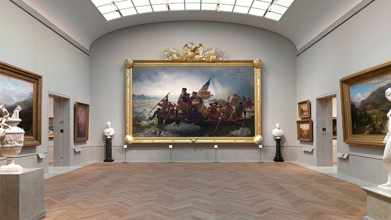 samsung frame TV met museum