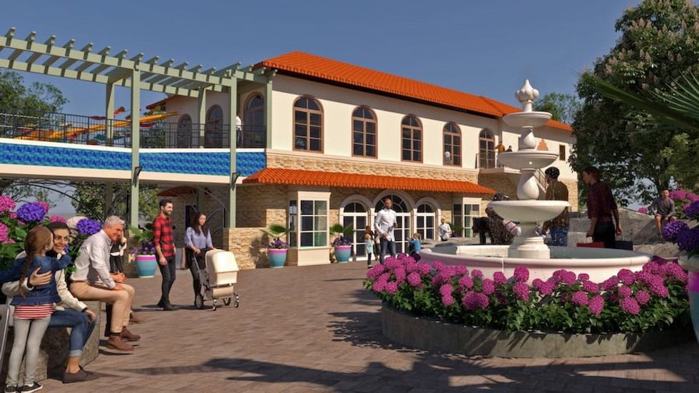 San Antonio Zoo_Entry Terrace Rendering