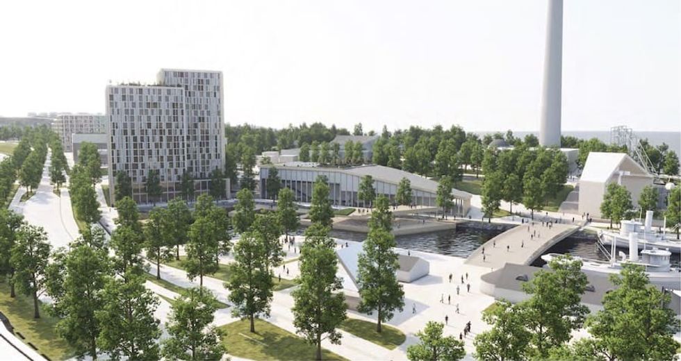 Särkänniemi expansion_new approach from harbour