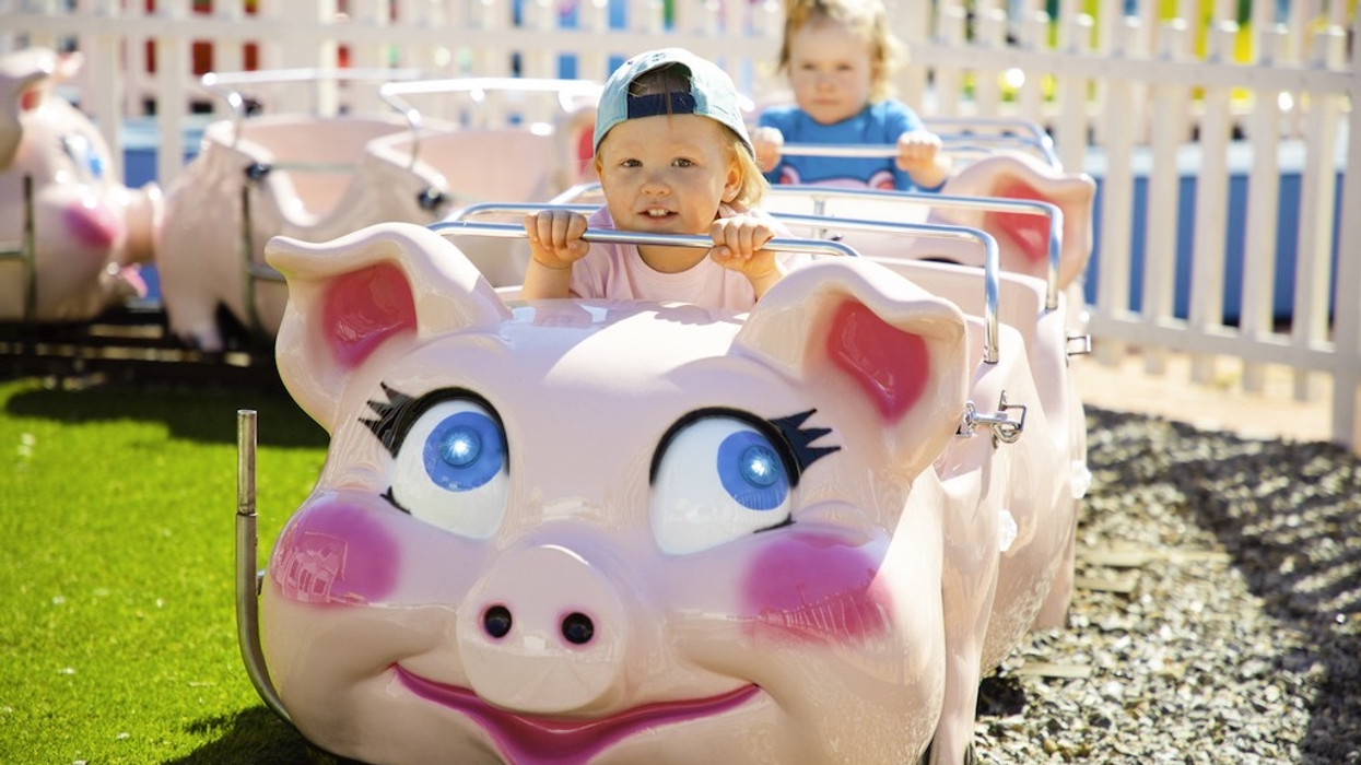 Särkänniemi theme park - pouta pig ride