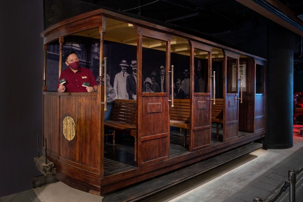 Sarner International Peak Tram Hong Kong exhibit with staff