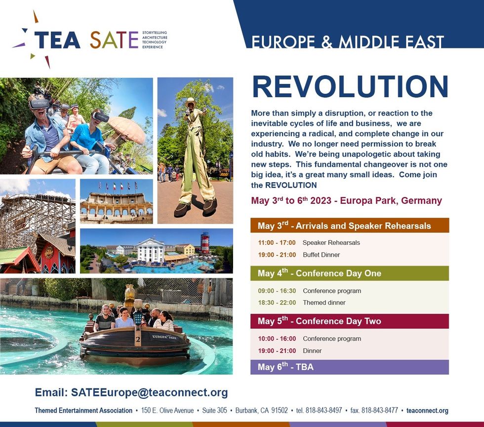 SATE Europe REVOLUTION poster