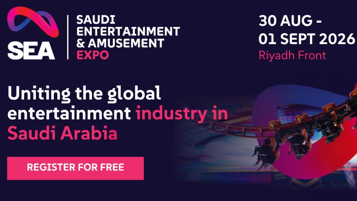 "Saudi Entertainment Expo 2026, Riyadh, Aug 30-Sept 1, Register Free."