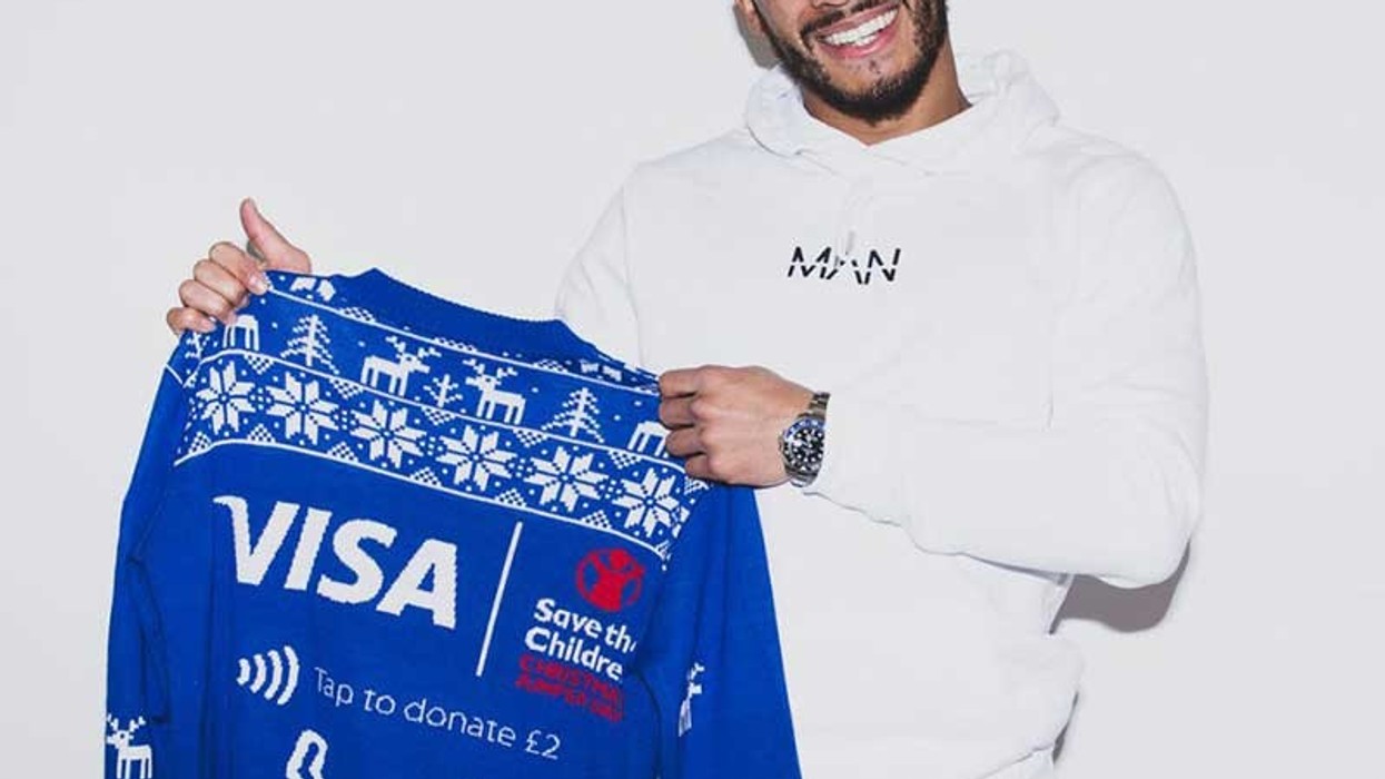 save the children contactless christmas jumper