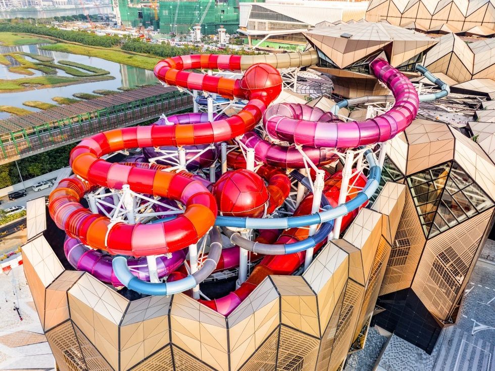 Scenario indoor water park expansion at Studio City exterior