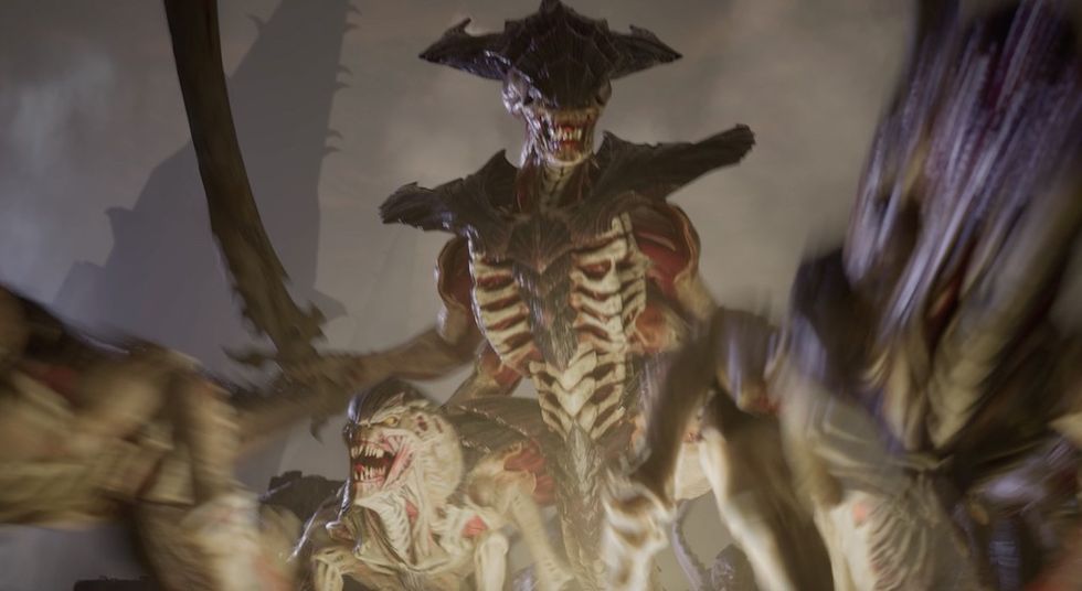 Scene from Space Marine VR Zero Latency