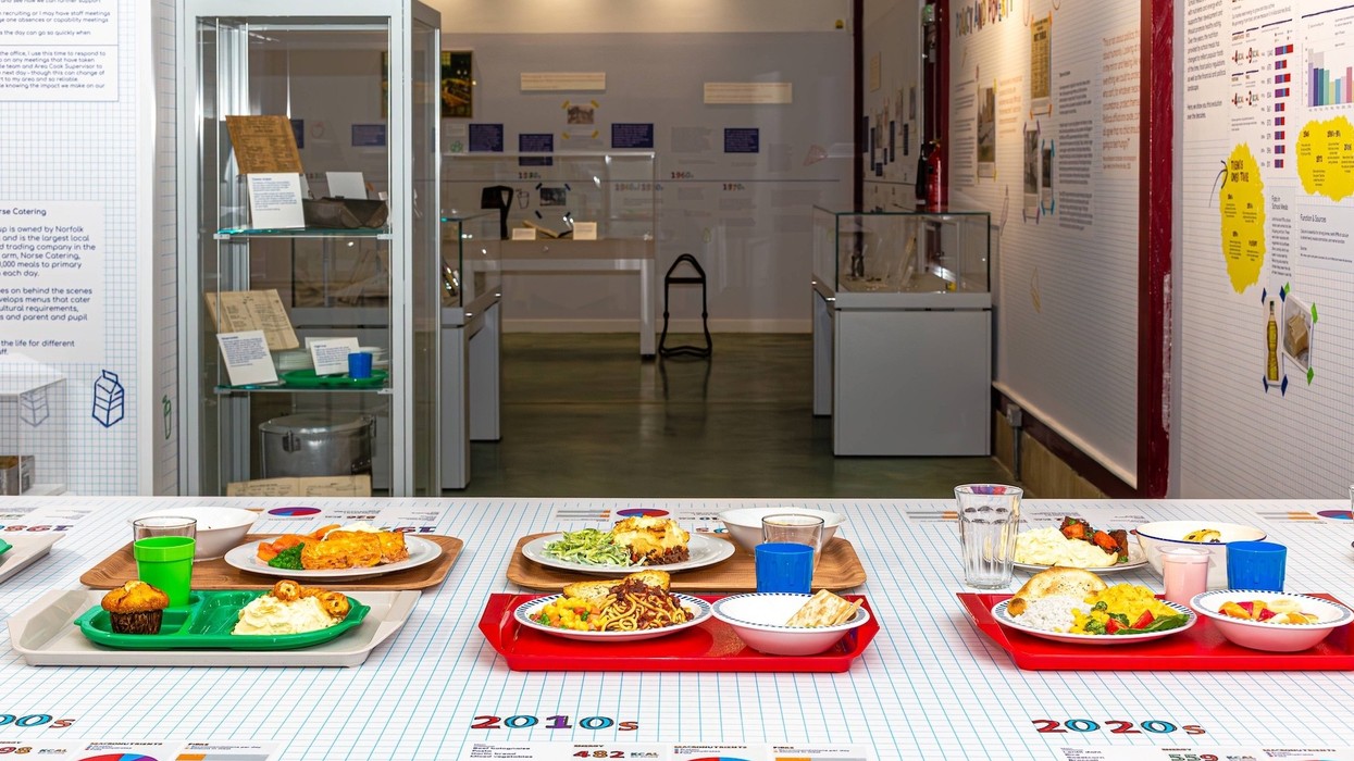 school dinners exhibition food museum