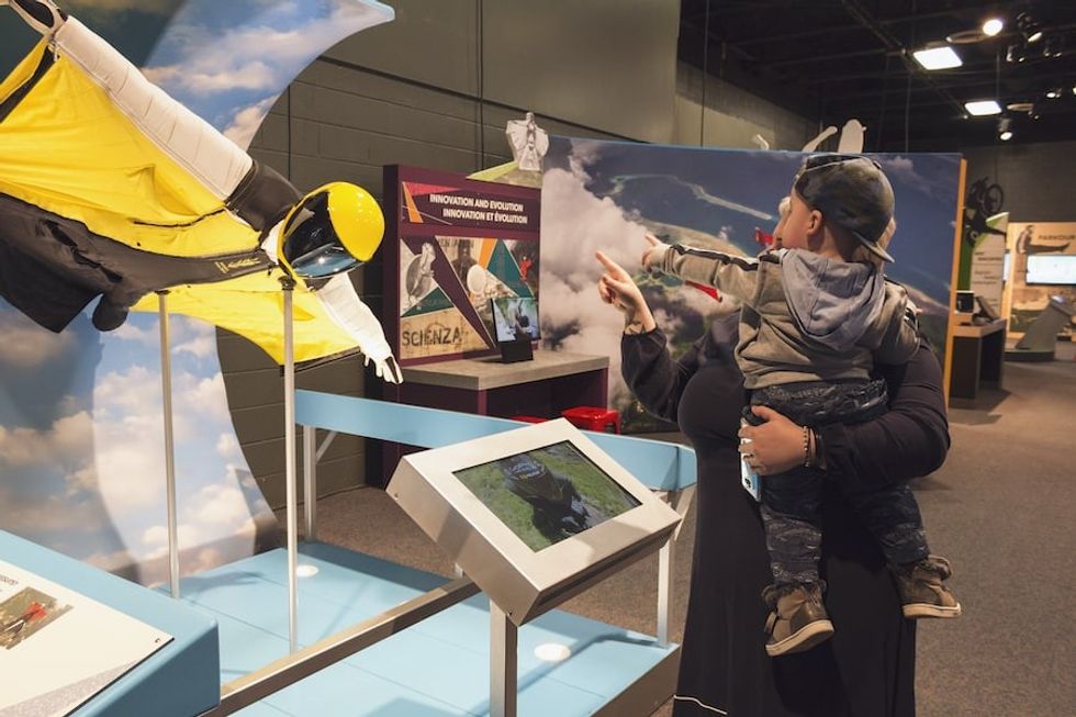 Science North exhibition flight