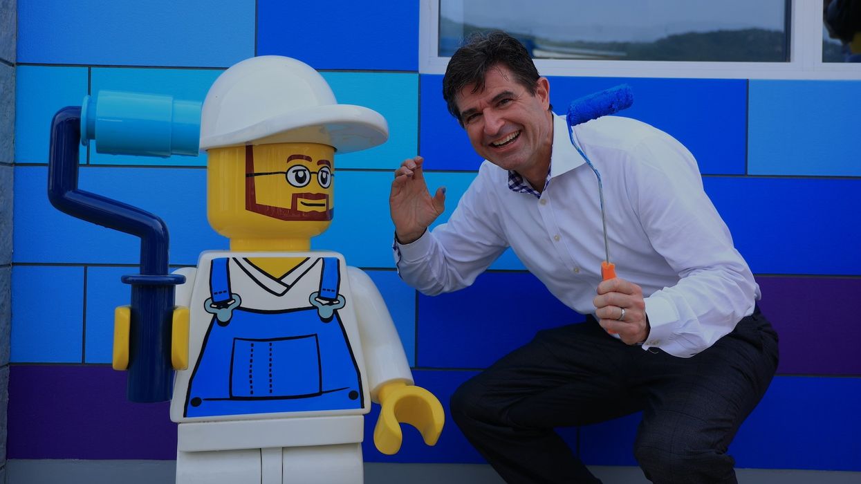 Scott O'Neil Merlin with lego figure