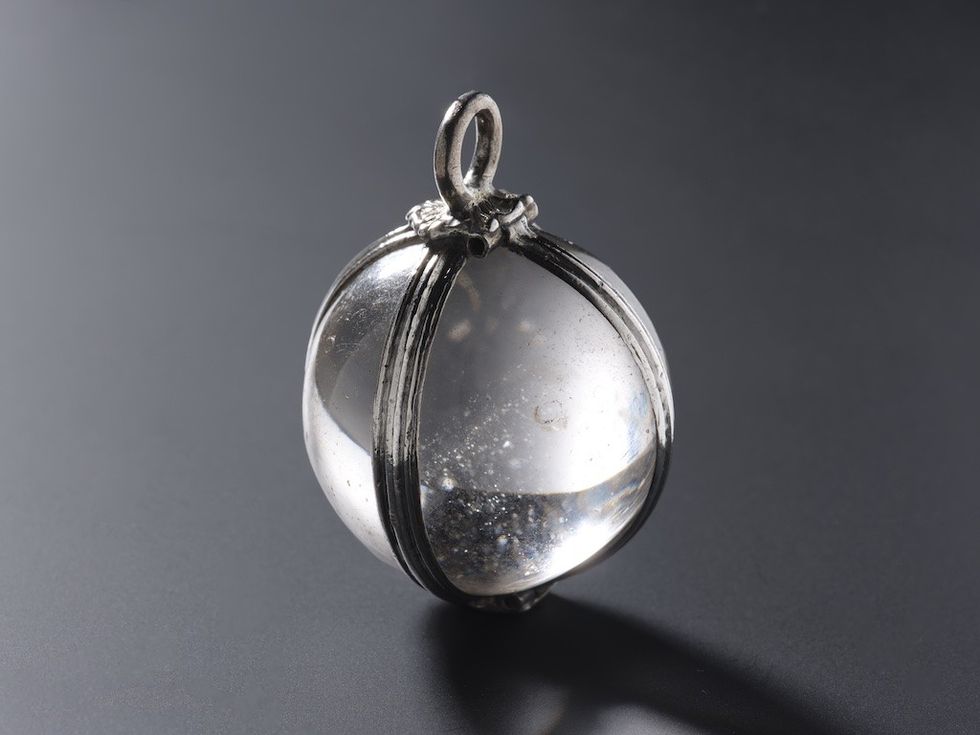 Scottish crystal charmstone © National Museums Scotland