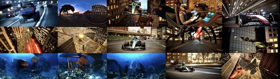 Screens from Phantom City from DOF Robotics