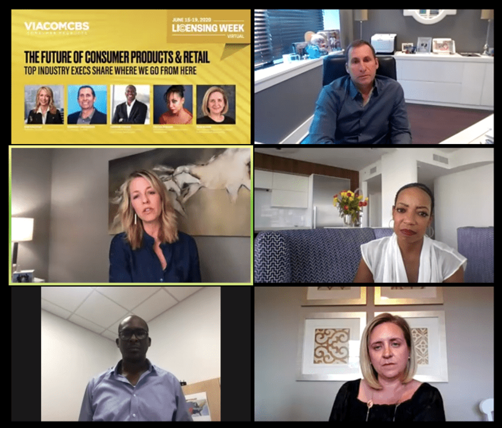 screenshot of licensing week virtual session