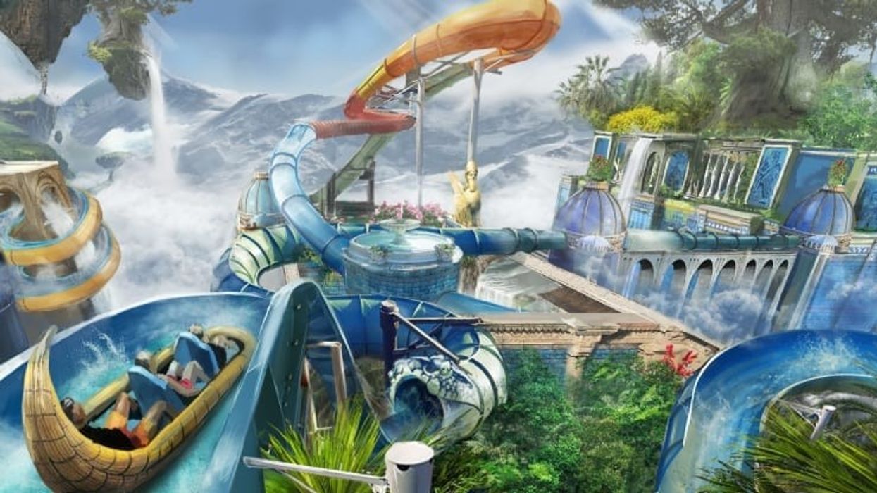 Scruffy Dog Hanging Gardens of Babylon Water Ride