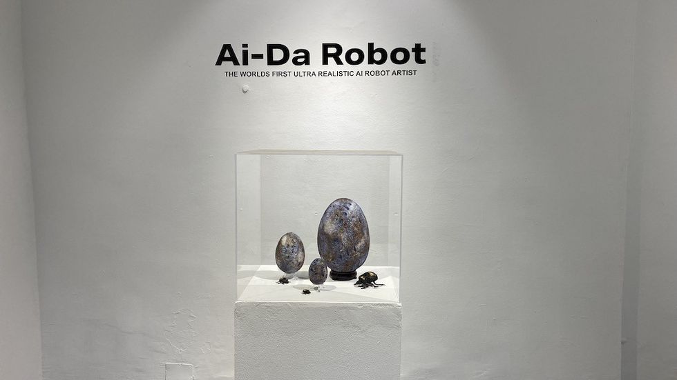 sculptures created by robot