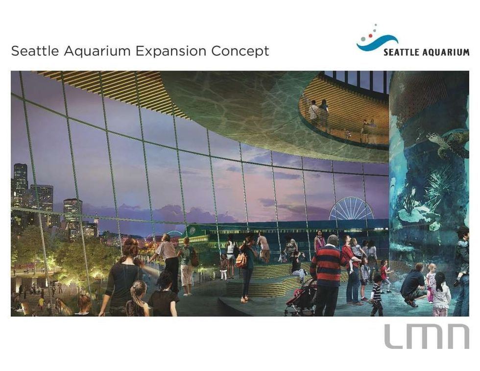 seattle aquarium expansion lmn architects