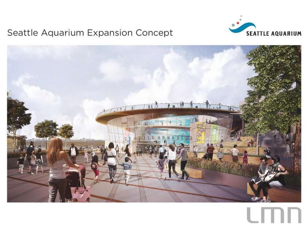 seattle aquarium expansion lmn architects