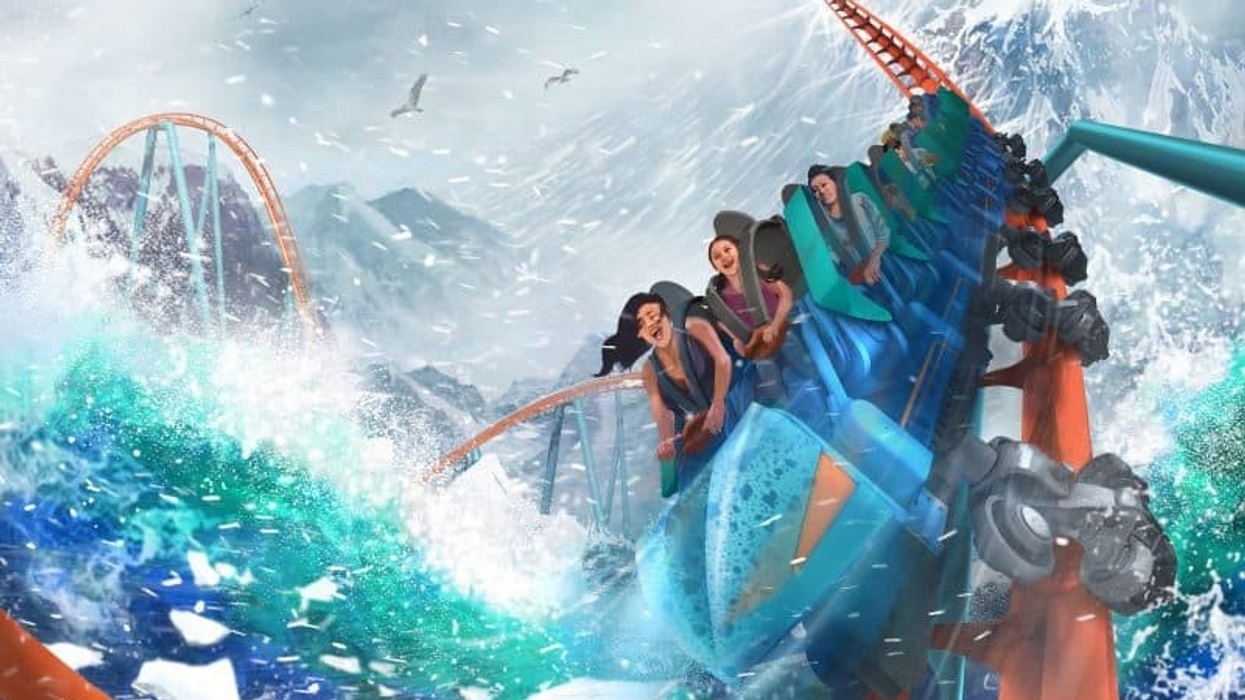 seaworld ice breaker roller coaster