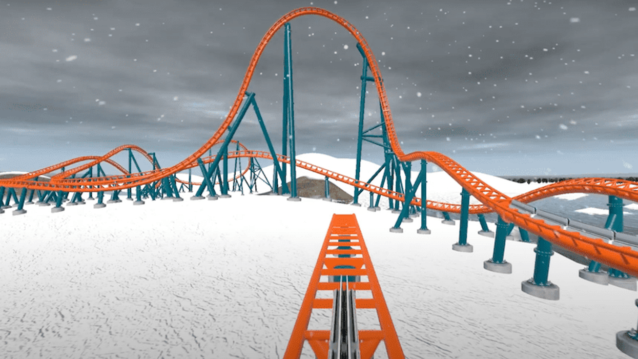 seaworld ice breaker roller coaster