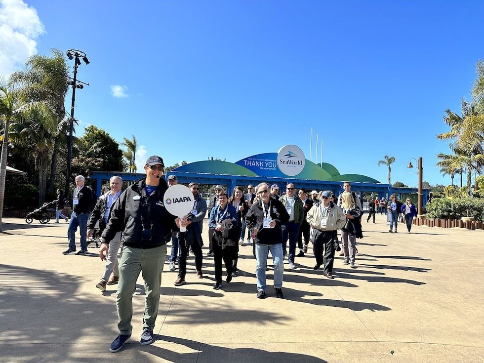 SeaWorld visit IAAPA NA Trade Summit