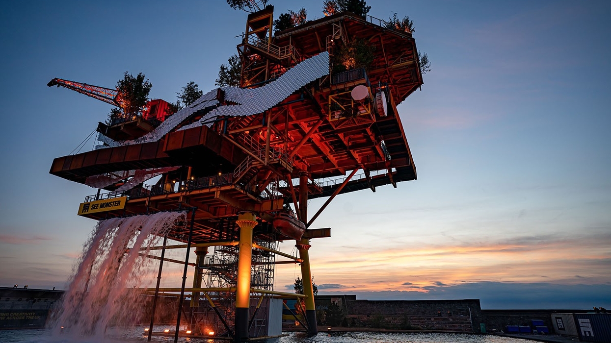 SEE MONSTER transformed North Sea oil platform by NEWSUBSTANCE entered into the Blooloop Innovation Awards 2022