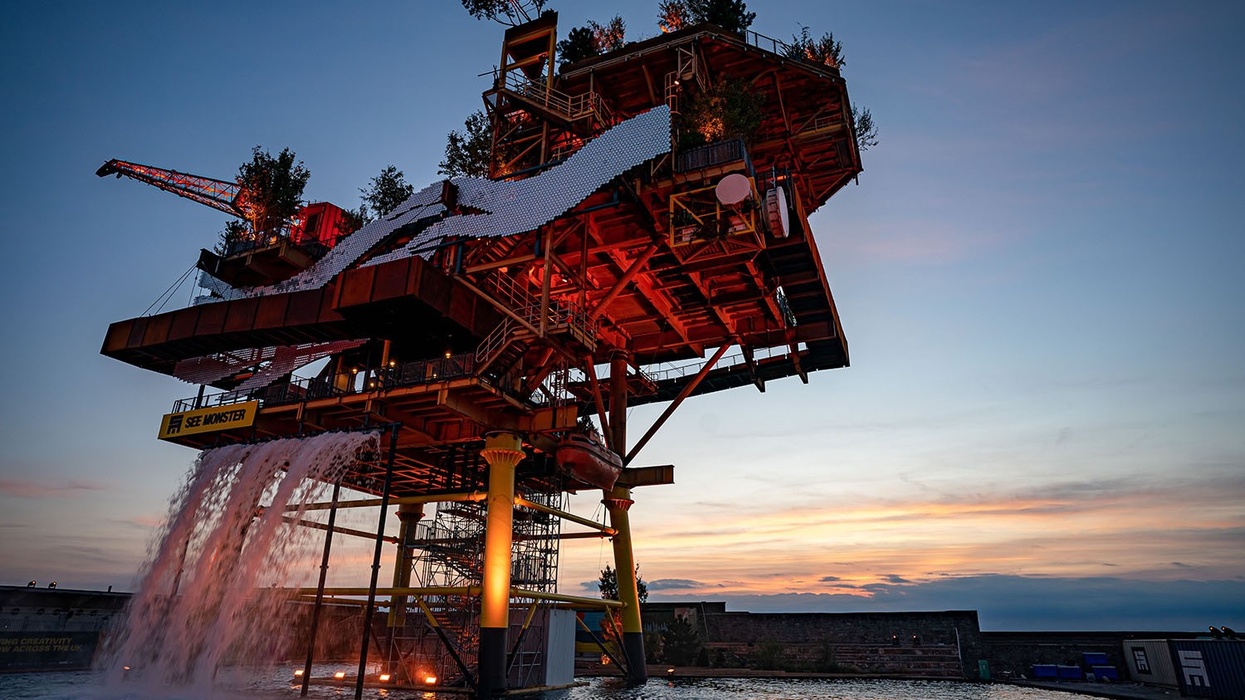 SEE MONSTER transformed North Sea oil platform by NEWSUBSTANCE entered into the Blooloop Innovation Awards 2022