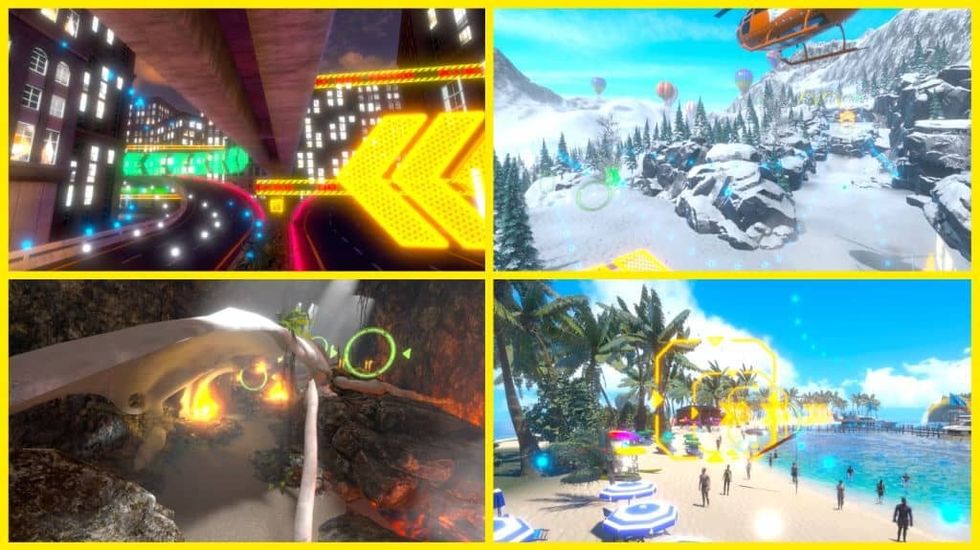Sega Drone Racing Genesis Racecourses