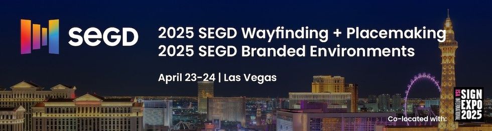 SEGD Wayfinding Placemaking and Branded Environments event
