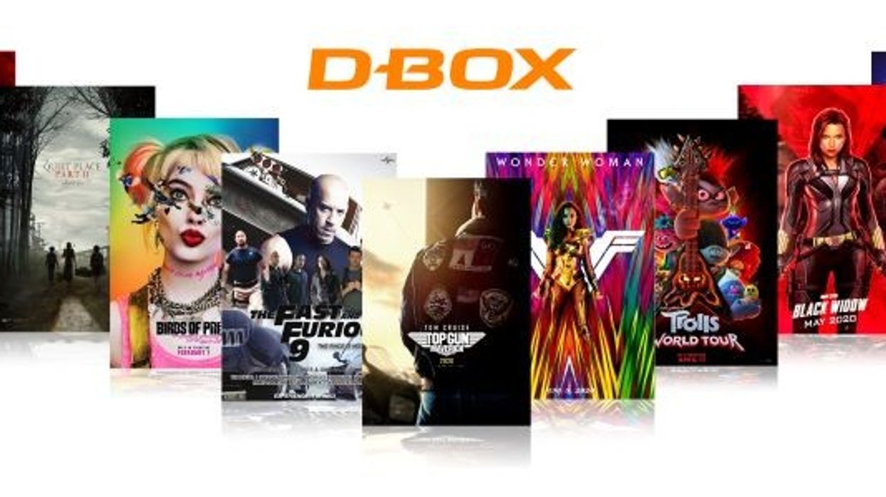 Selection of films using D-BOX motion technology