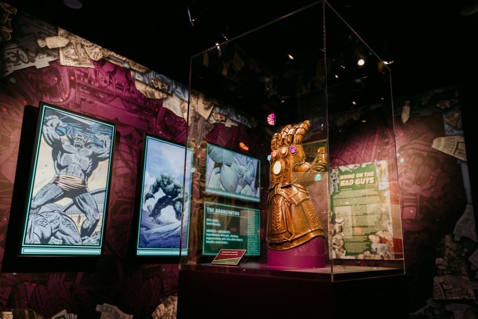 Semmel Exhibitions Marvel Earth’s Mightiest Exhibition artefacts © 2023 MARVEL