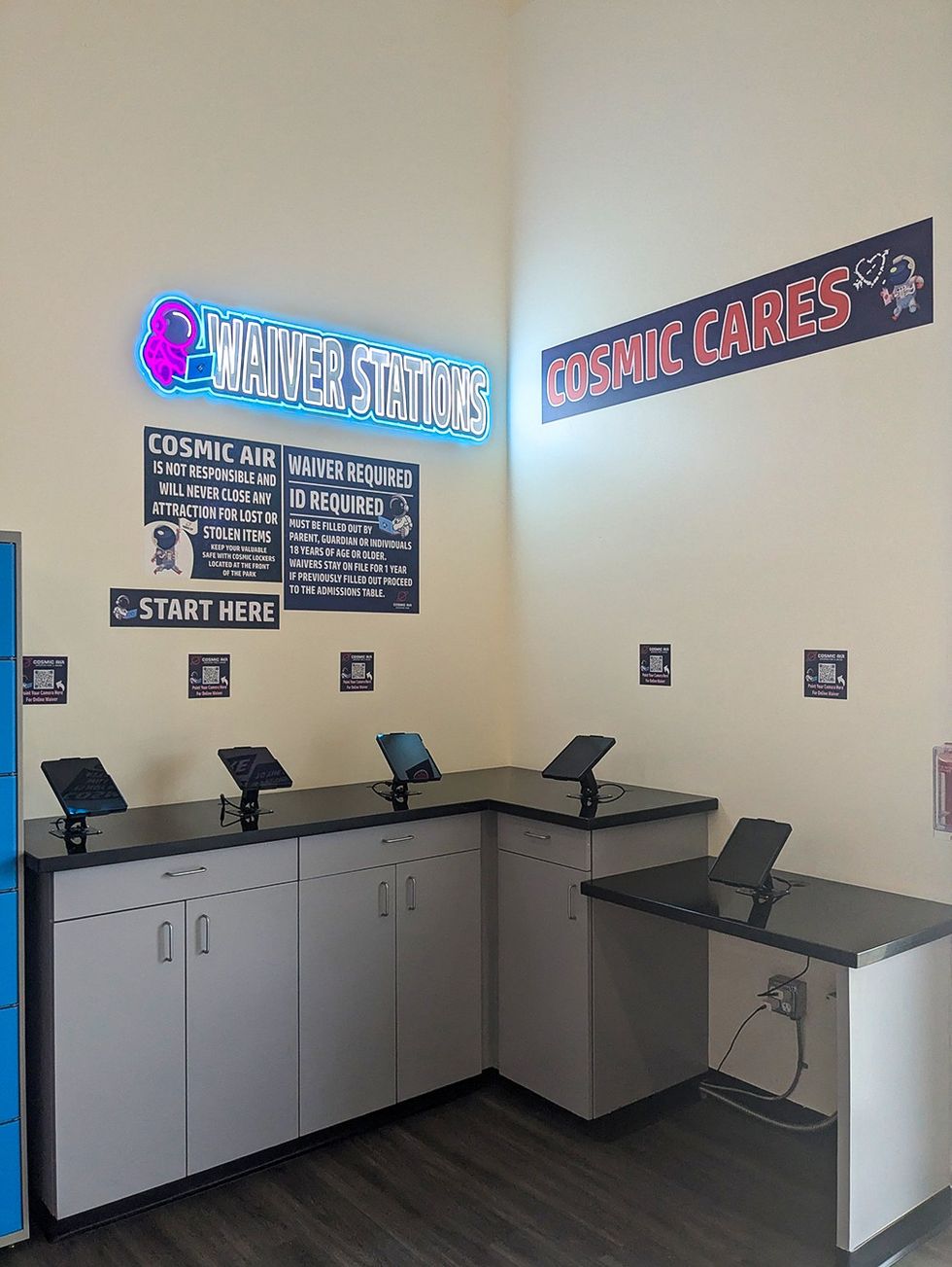 Semnox Cosmic Air Park Waivers