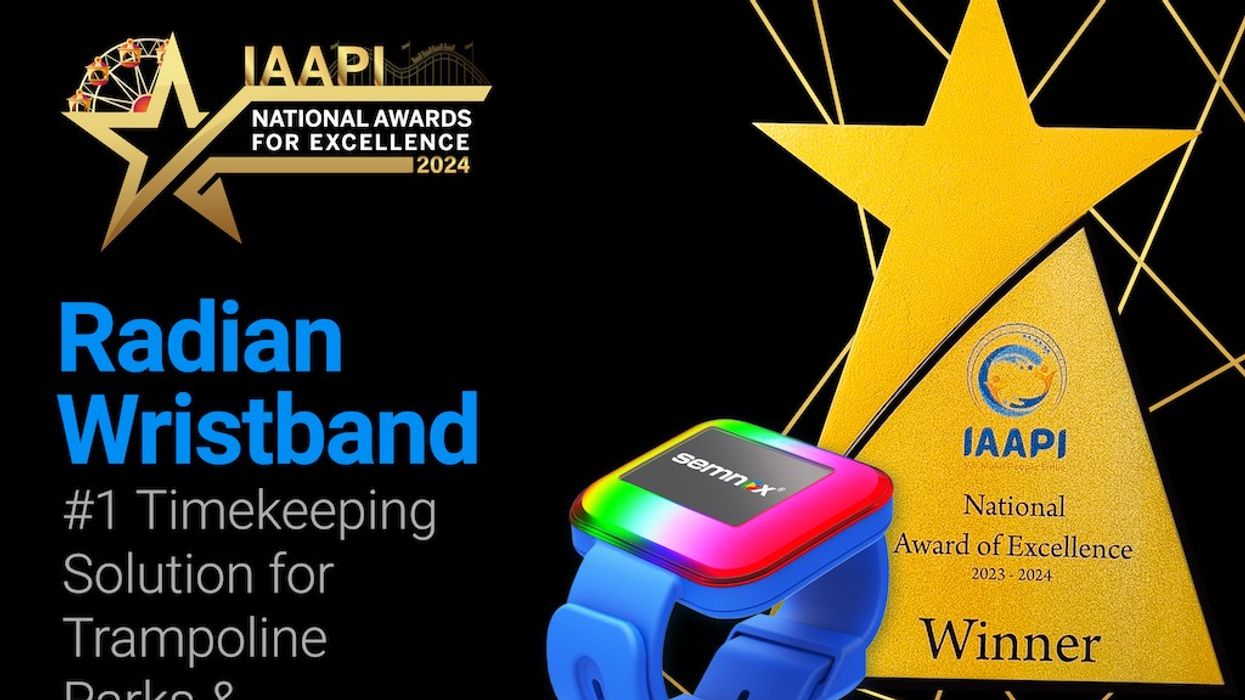 Semnox's Radian Wristband Won National Award of Excellence at IAAPI Expo 2024