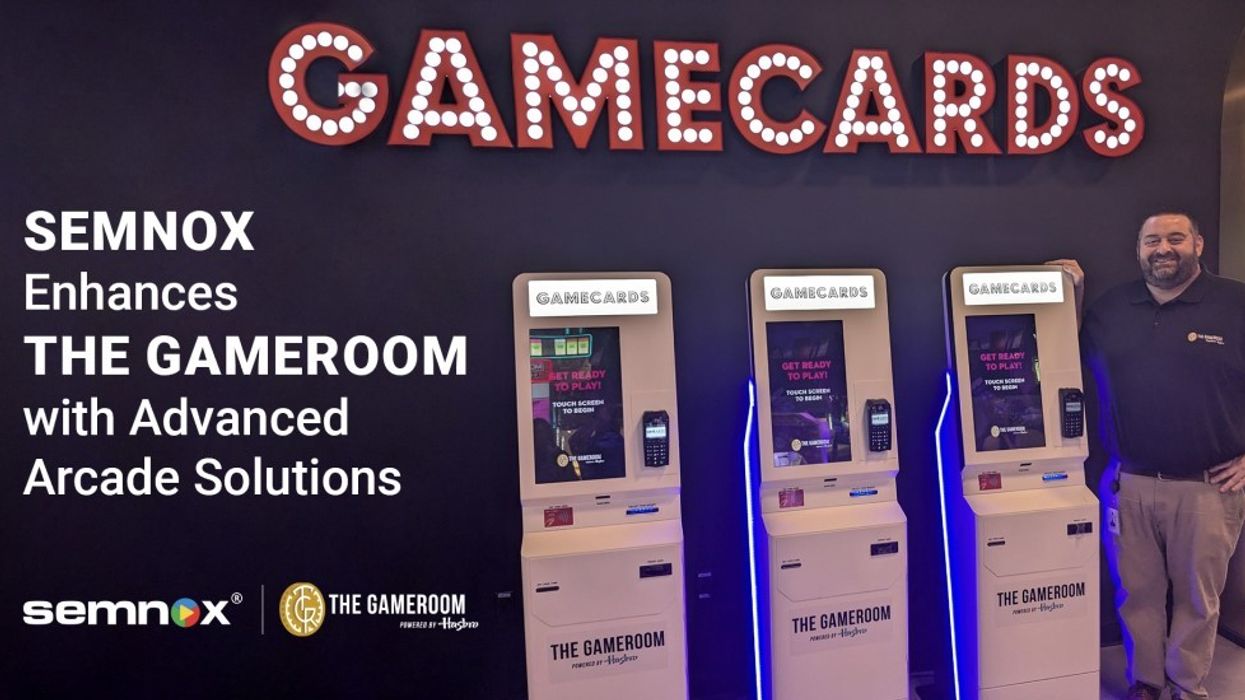 Semnox Solutions partners The GAMEROOM
