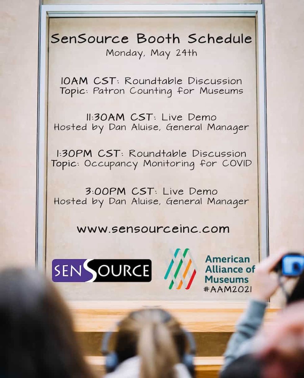 SenSource schedule AAM 2021