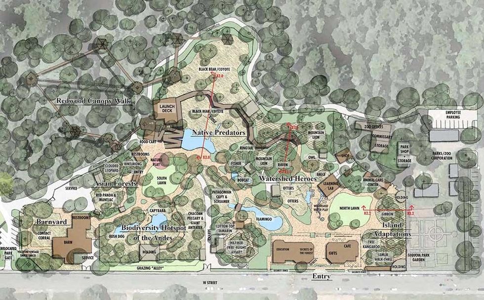 sequoia zoo master plan