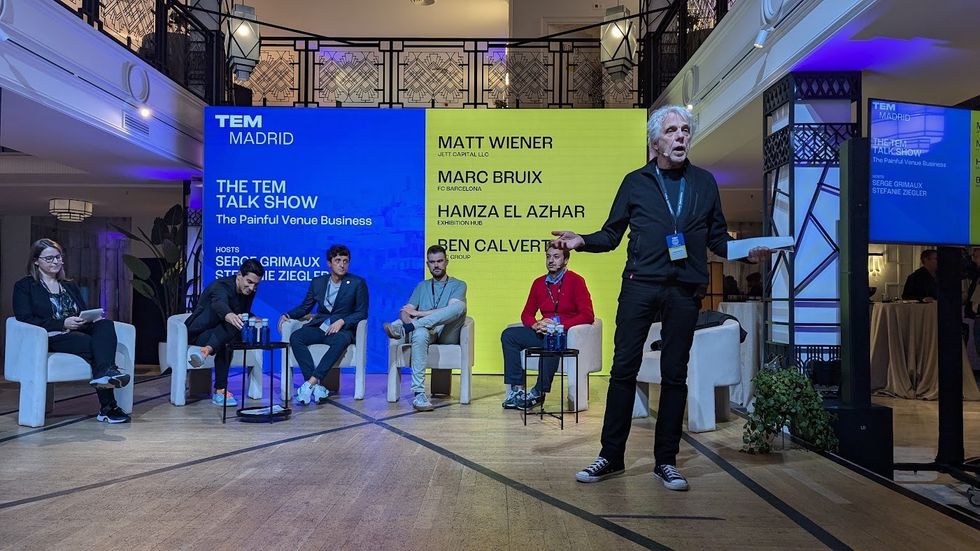 serge introduces the painful venue busness at TEM 2024