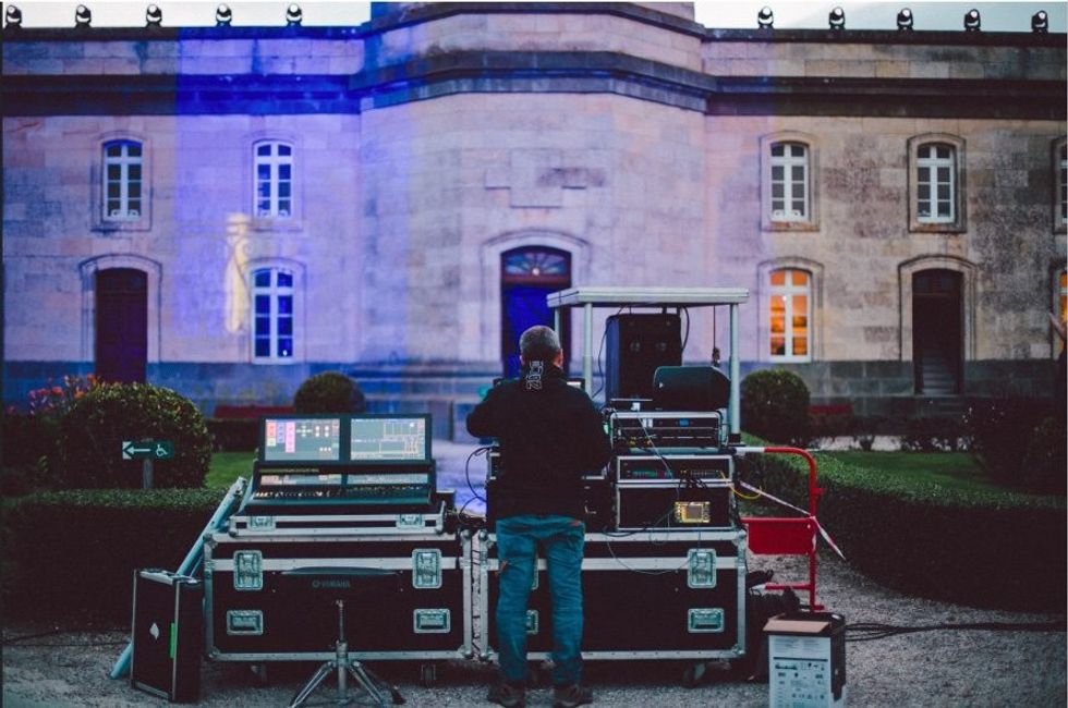 Setting up projection mapping Panasonic