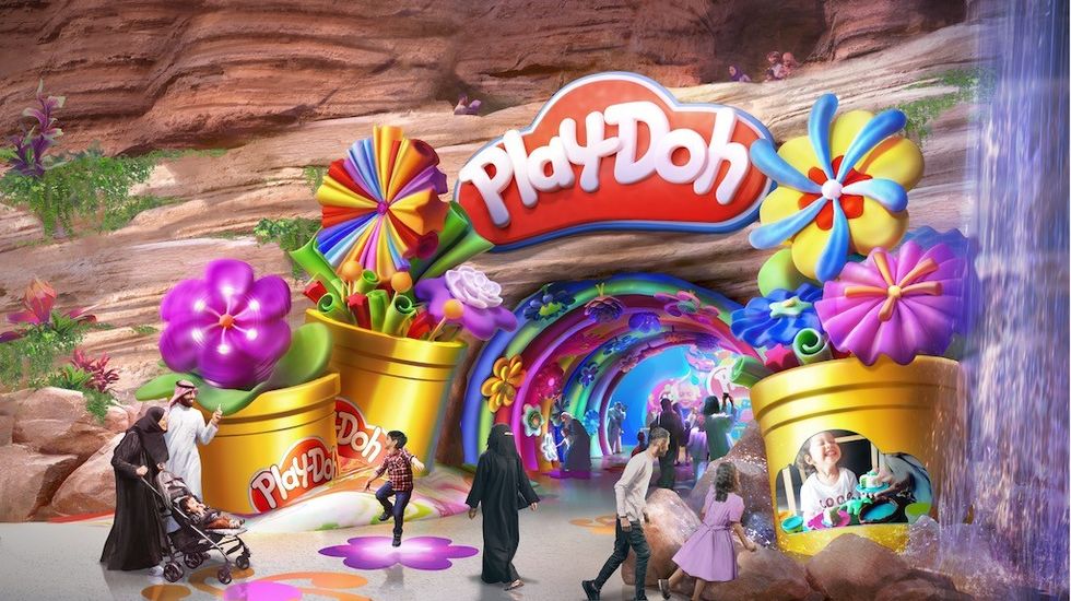 SEVEN concept Play Doh entertainment centre